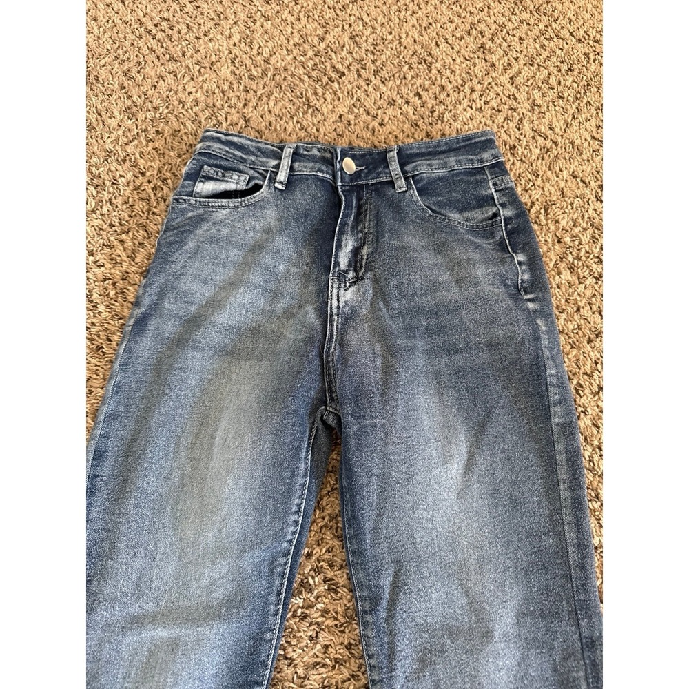 Jinhaosheng Clothing Women's Blue Skinny Jean Size Medium - Picture 5 of 7
